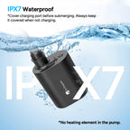 Dr.Prepare Dual Portable Shower Pump Kit (2×5000mAh)