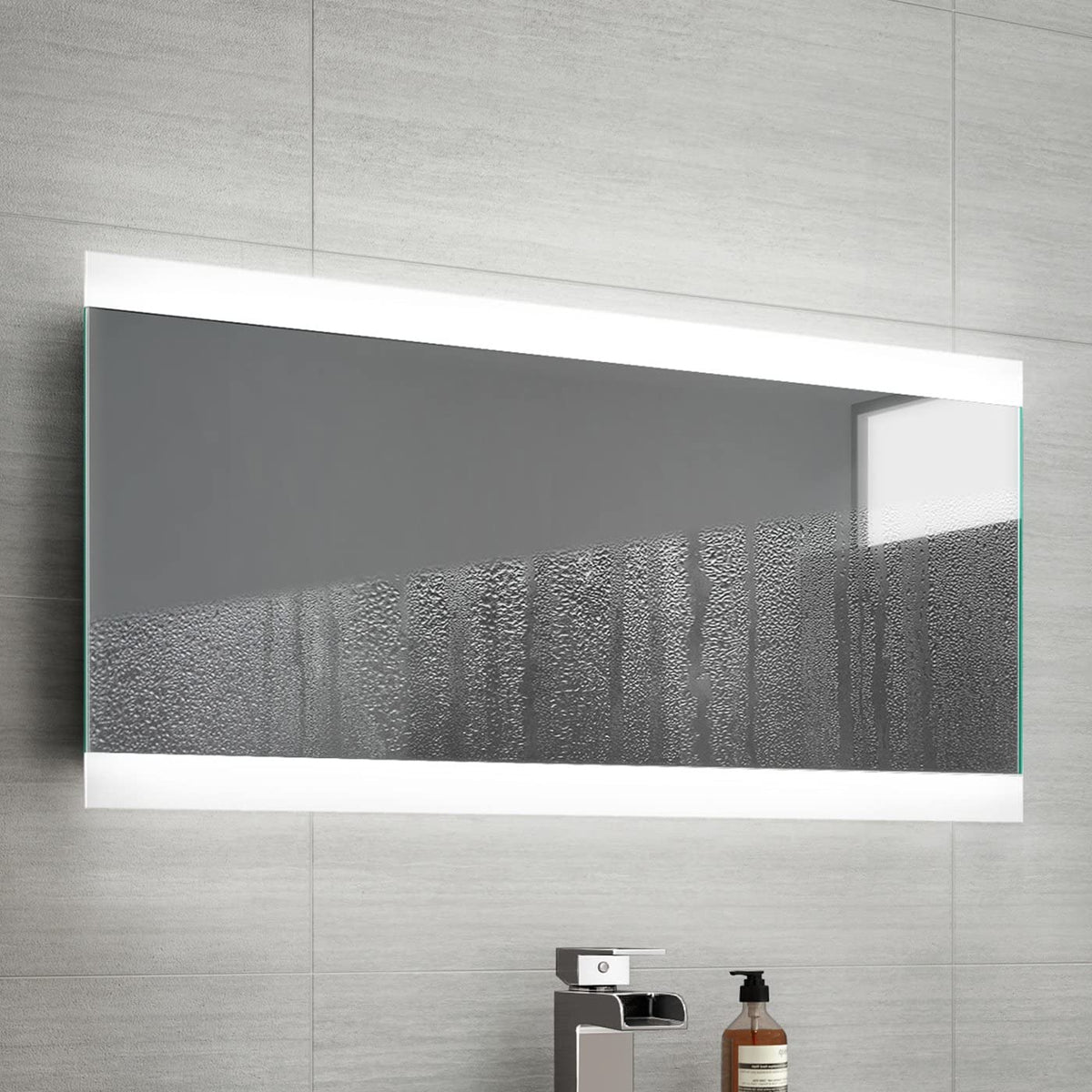 Averra Infrared Sensor LED Illuminated Bathroom Mirror with Demister