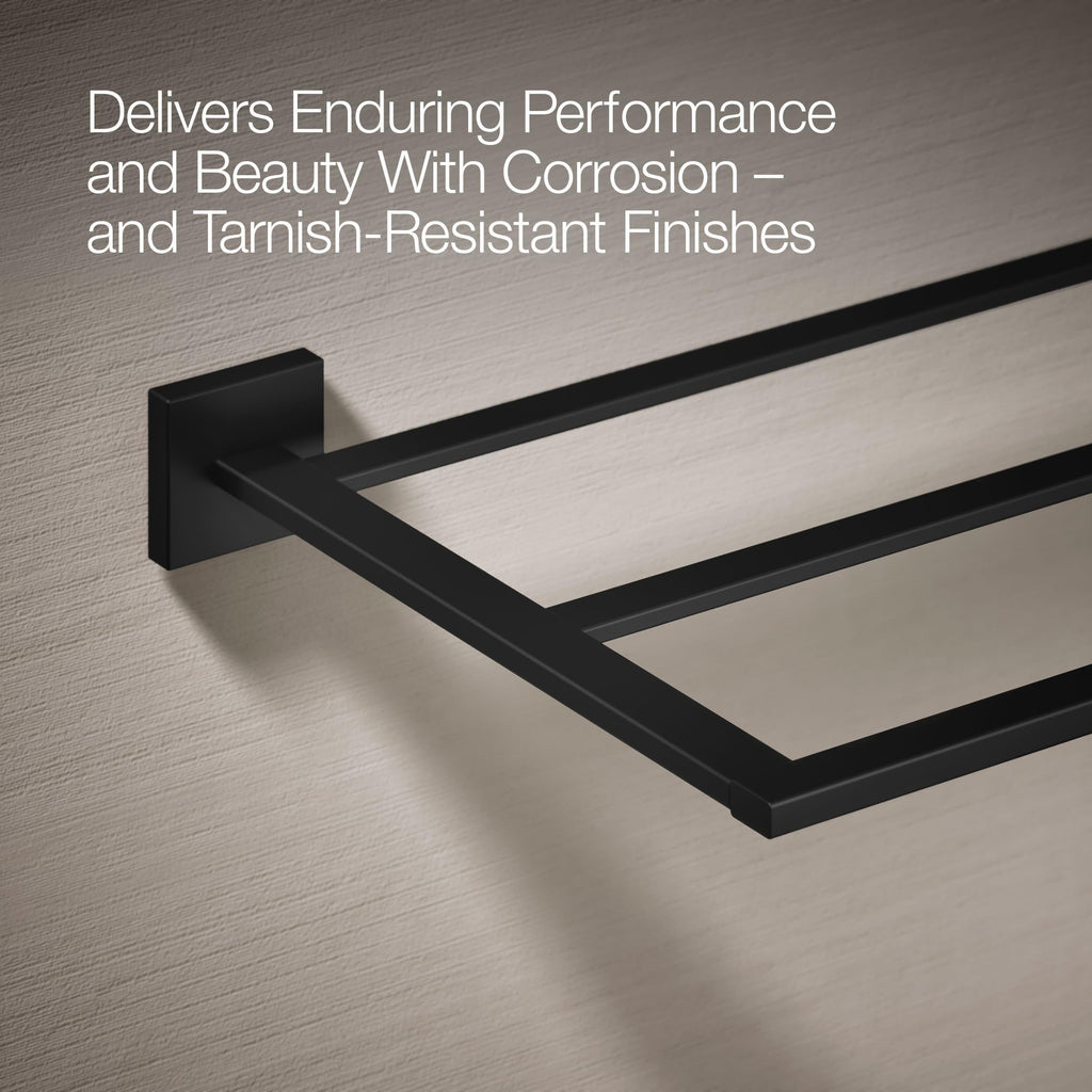 Open Box - Kohler K-23299-BL - Towel Rack Bathroom Hardware