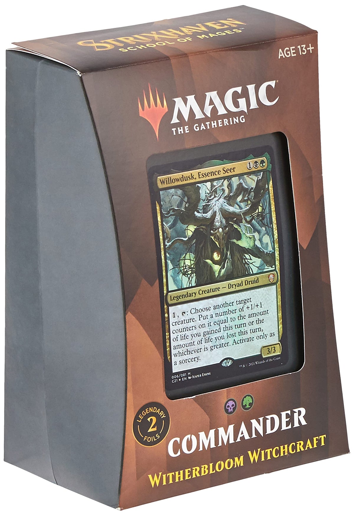 Magic: The Gathering Strixhaven Commander Deck – Witherbloom Witchcraft (Black-Green)