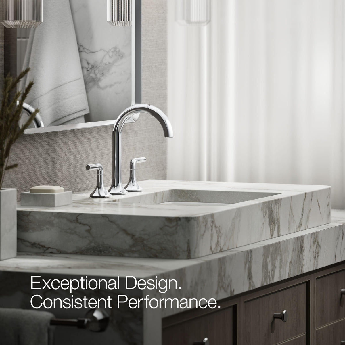 Open Box - Kohler K-27008-CP - Bathroom Sink Faucets Faucet
