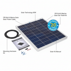 Solar Technology 80W Rigid Solar Panel Kit
