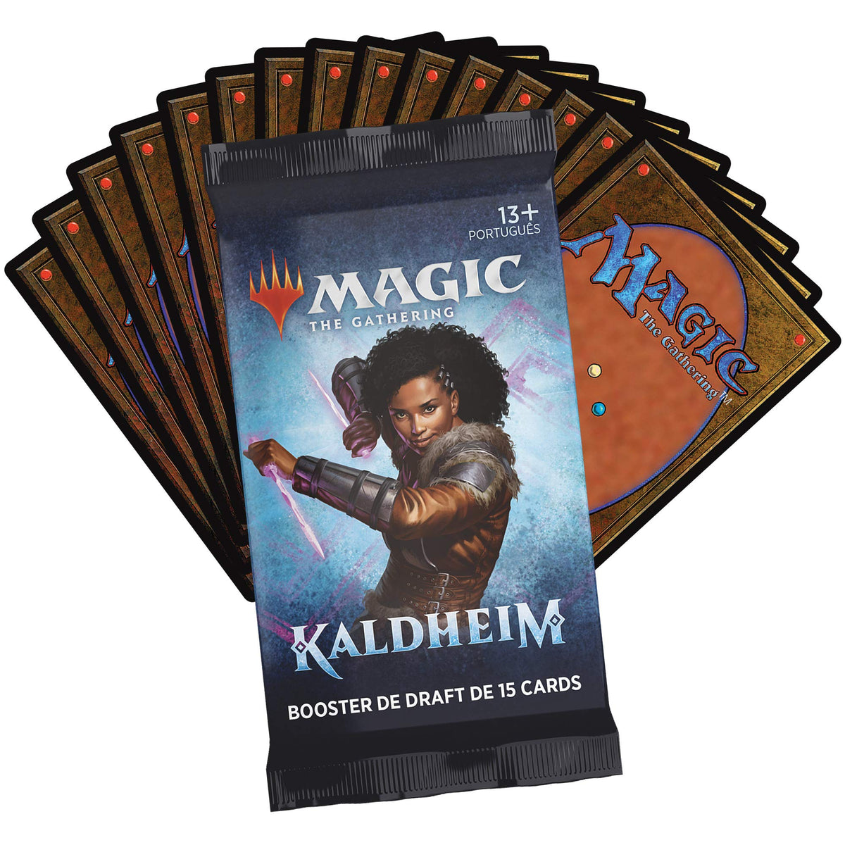 Magic The Gathering MTG-KHM-BD-EN Kaldheim Draft Booster Pack, Multi