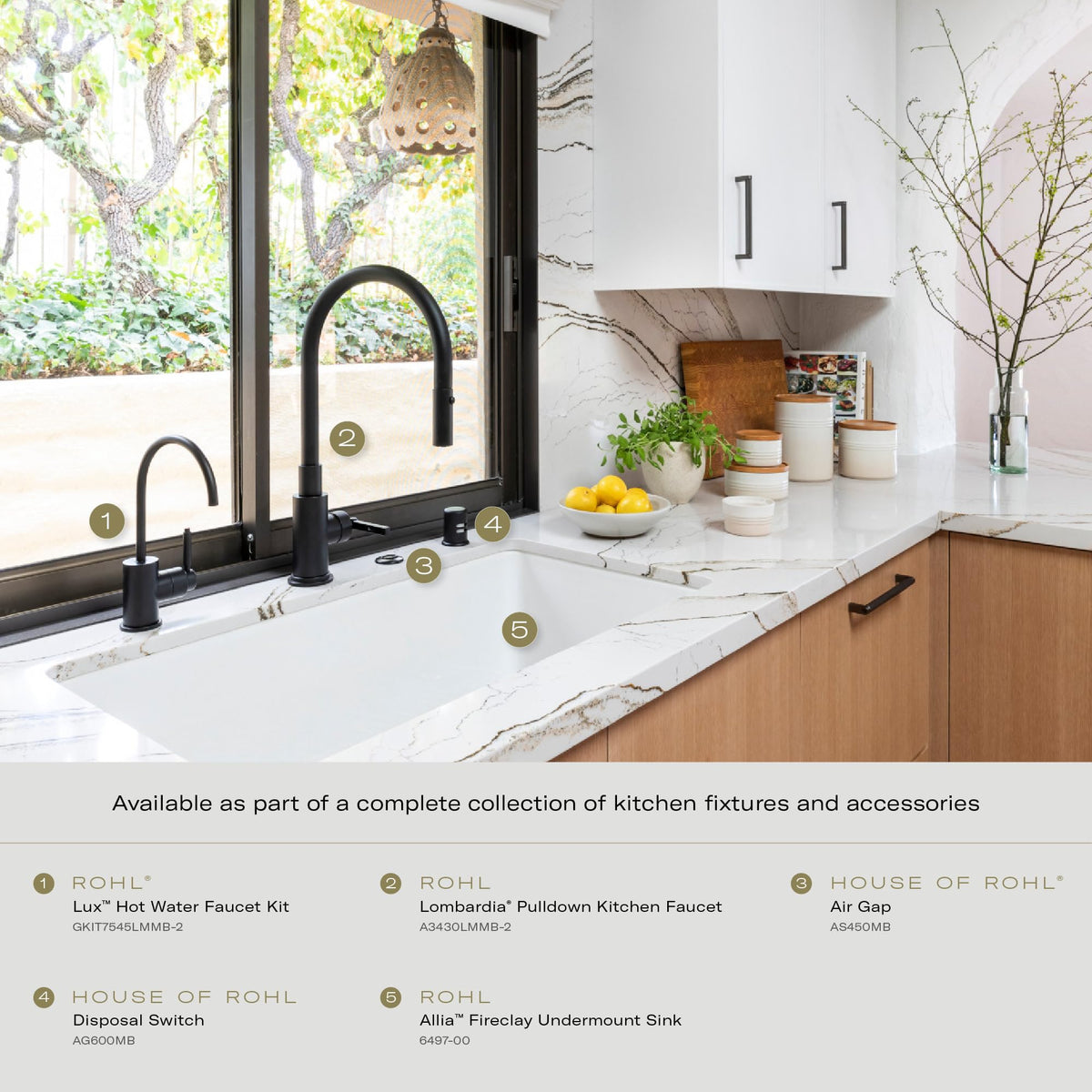 Open Box - Rohl AG600ULB - Kitchen Sink Accessories Sink Accessories and Parts
