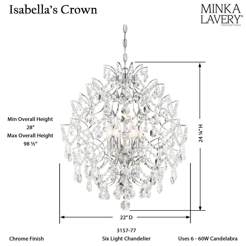 Open Box - Minka Lavery 3157-77 - Chandeliers Indoor Lighting