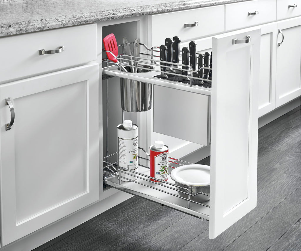 Open Box - Rev-A-Shelf 5322KB-BCSC-6-GR - Cabinet and Kitchen Organizers