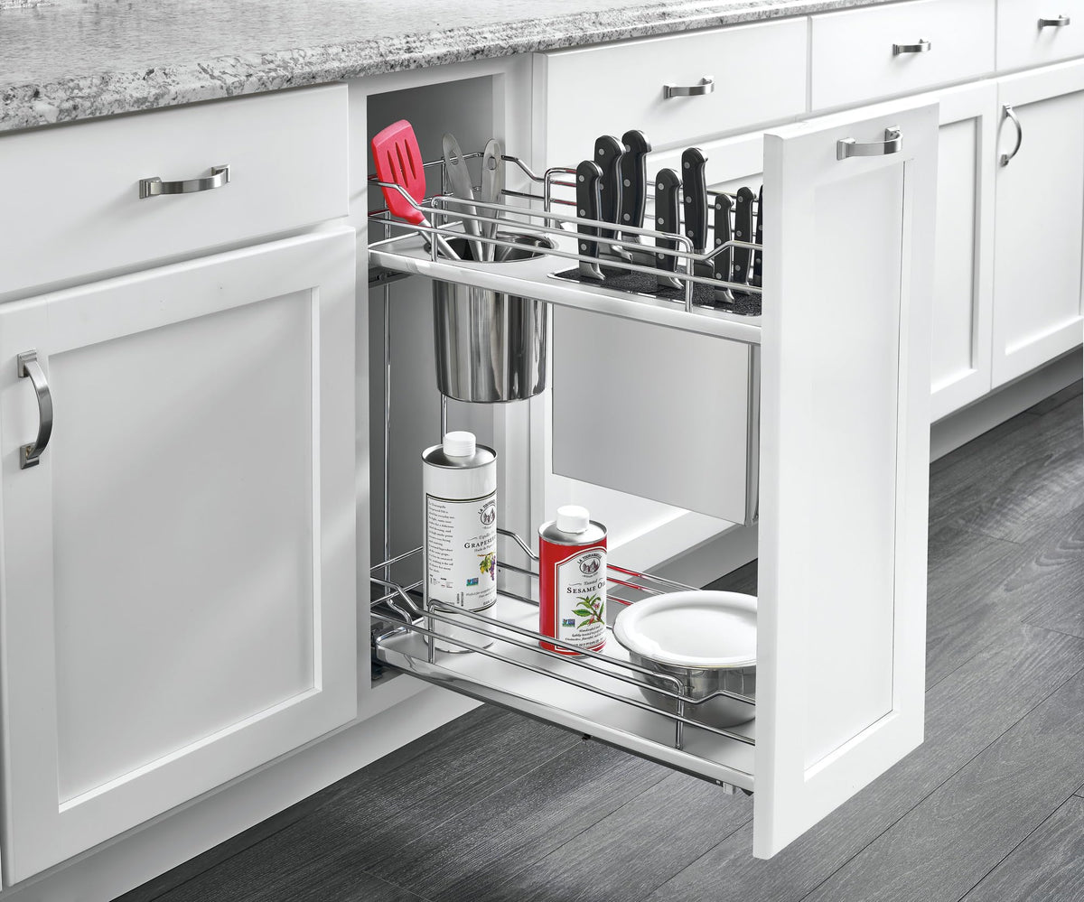 Open Box - Rev-A-Shelf 5322KB-BCSC-6-GR - Cabinet and Kitchen Organizers
