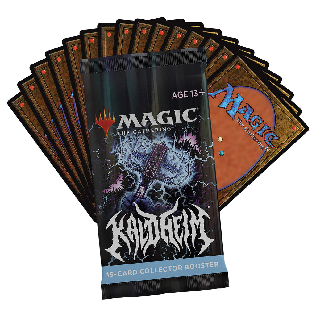 Magic: The Gathering Kaldheim Collector Booster Pack, 15 Magic Cards, Multi