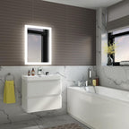 Lustre Touch Sensor LED Illuminated Mirror with Demister Pad - 500mm x 700mm