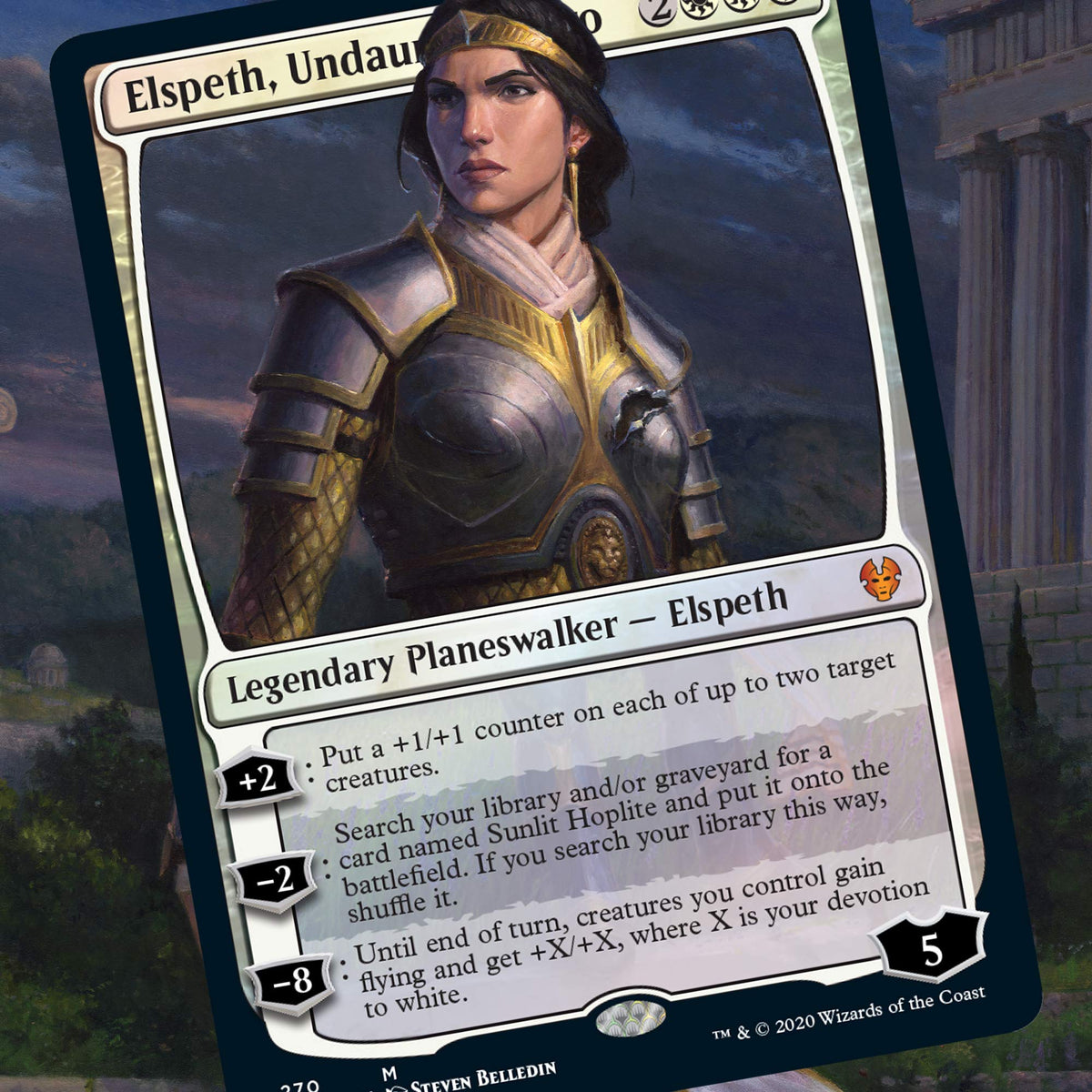 Magic: The Gathering Elspeth, Undaunted Hero Planeswalker Deck | Theros Beyond Death | 60-Card Starter Deck
