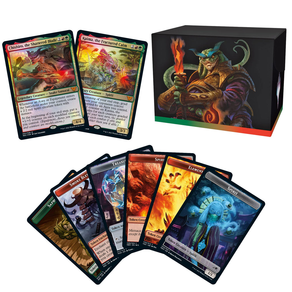 Magic: The Gathering Kamigawa: Neon Dynasty Commander Deck – Upgrades Unleashed (Red-Green)