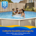 24' x 52" Round Belize Above Ground Swimming Pool
