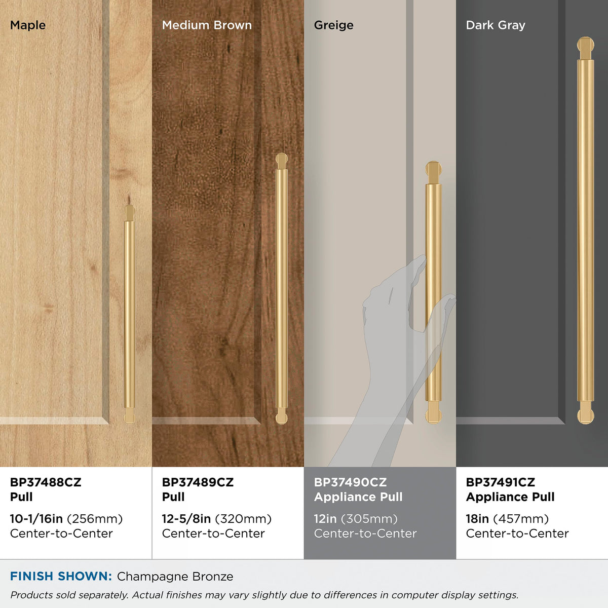 Open Box - Amerock BP37490CZ - Pulls Cabinet Hardware