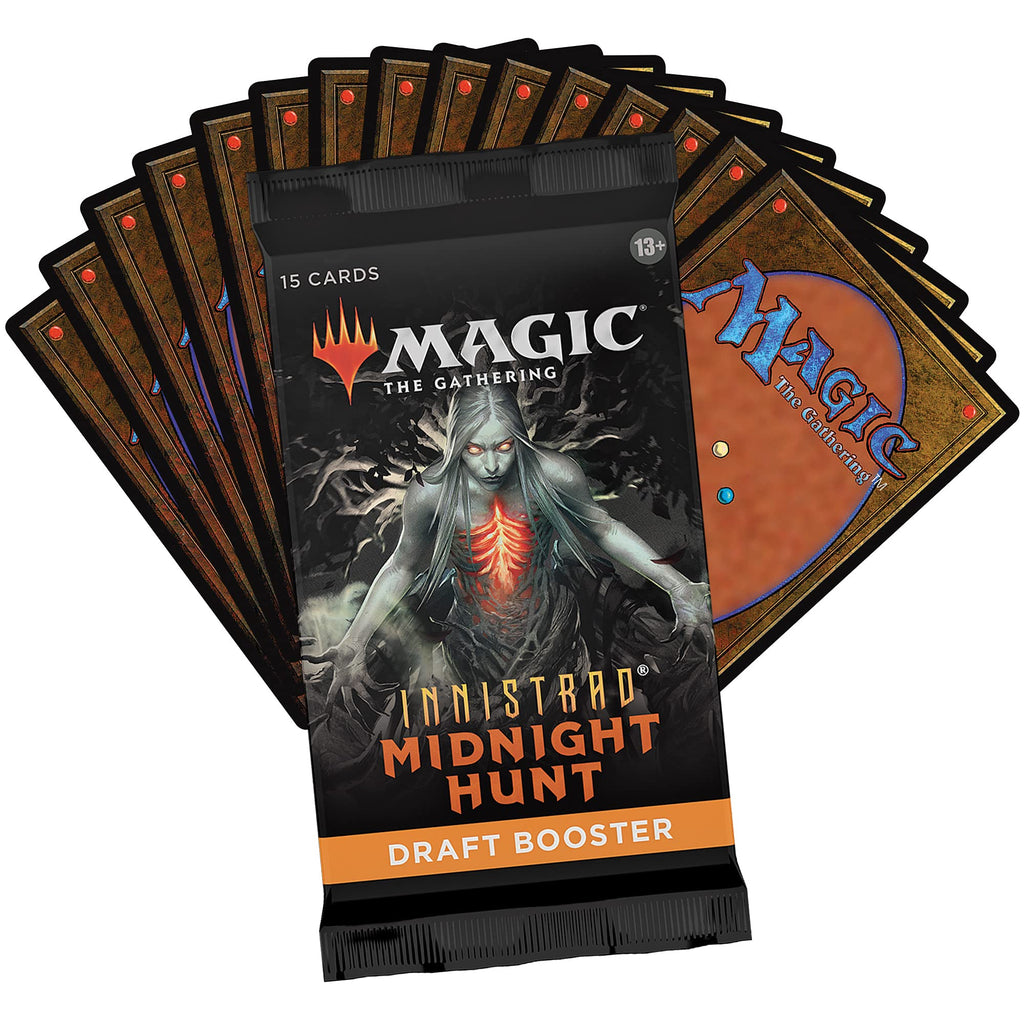 Magic: The Gathering Innistrad: Midnight Hunt 3-Booster Draft Pack | 45 Magic Cards