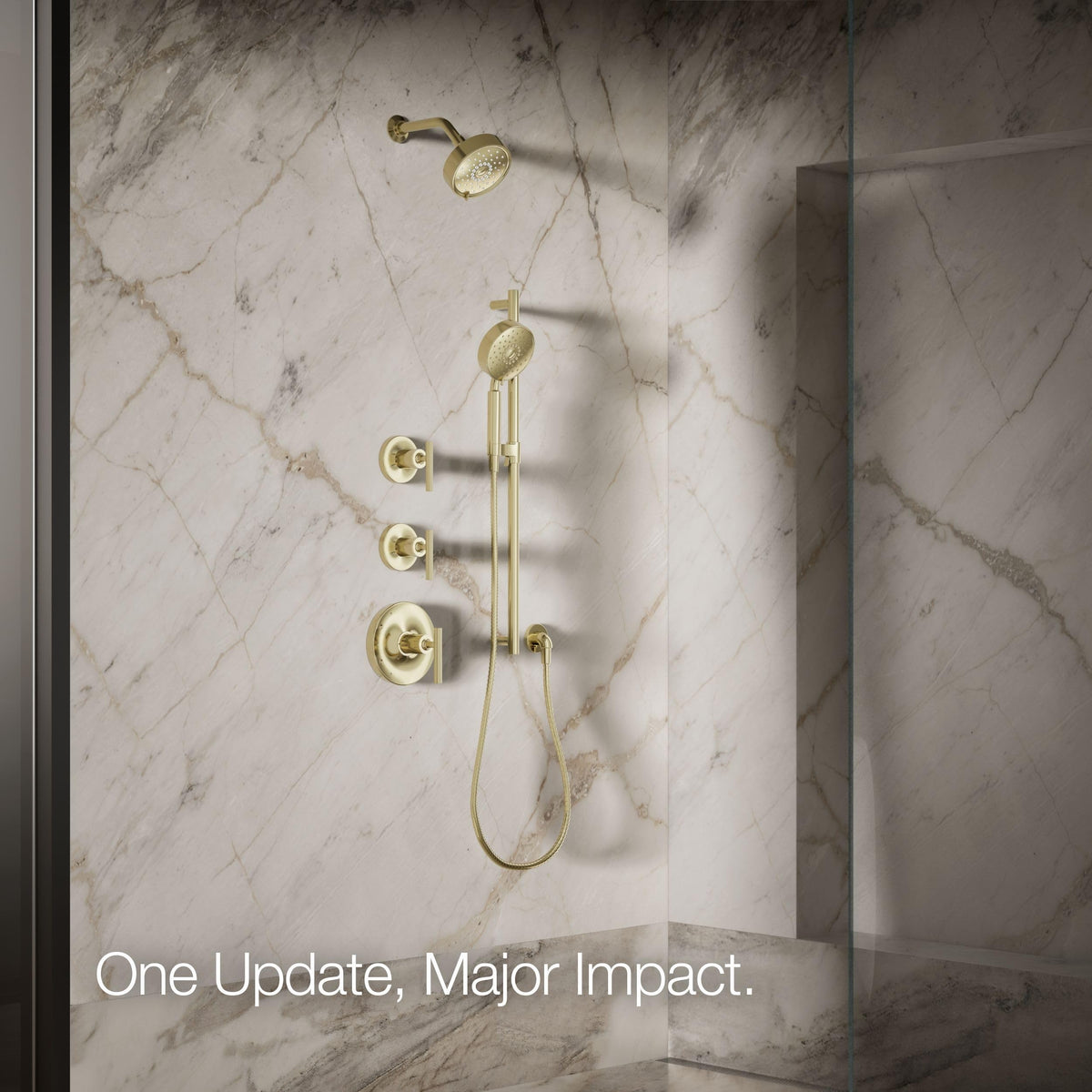 Open Box - Kohler K-22170-G-AF - Shower Heads Showers