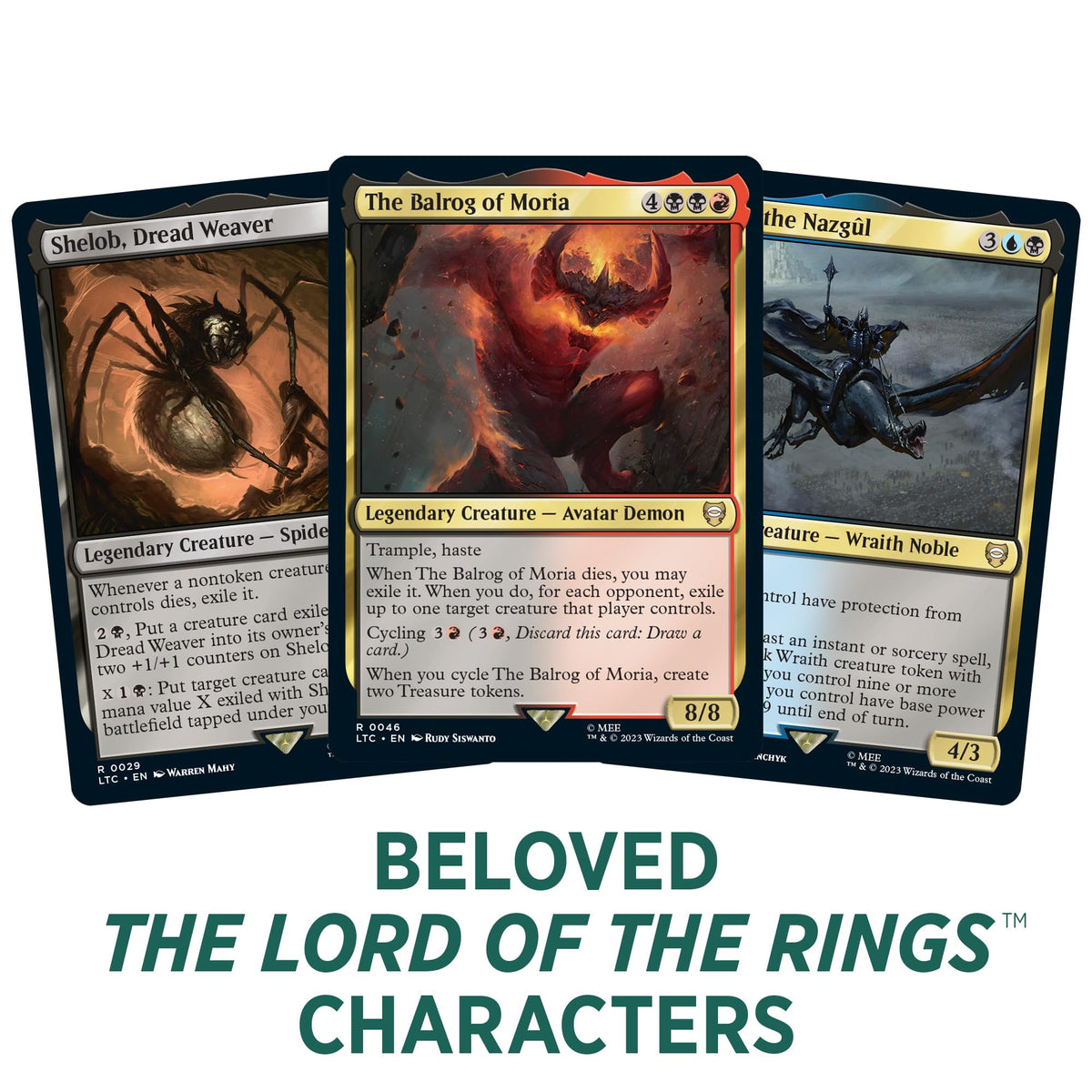 Magic: The Gathering The Lord of The Rings: Tales of Middle-Earth Commander Deck 4 + Collector Booster Sample Pack