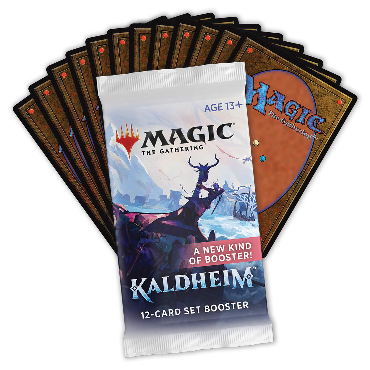 Magic The Gathering MTG-KHM-SBD-EN Kaldheim Set Booster Pack, Multi