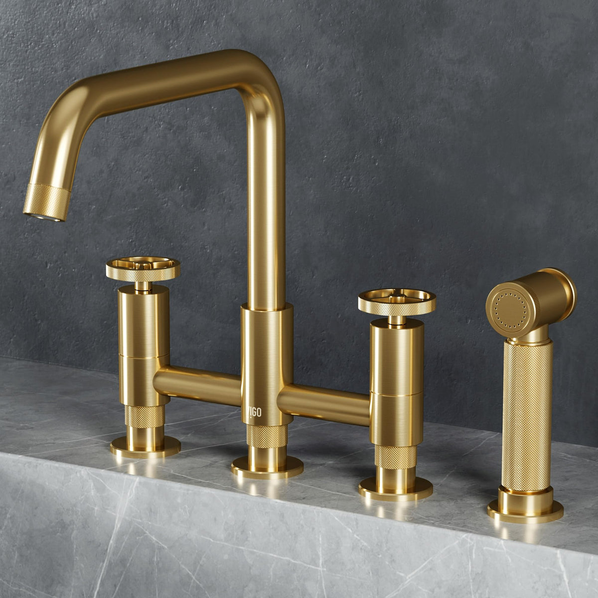 Open Box - Vigo VG02051MG - Kitchen Faucet
