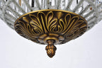 Open Box - Elegant Lighting 1205D12FG/RC Olivia 12" Wide Single Light Pendant from the Urban Classics Collection