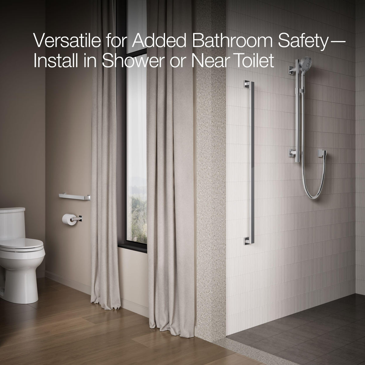 Open Box - Kohler K-23297-CP - Bathroom Safety Equipment Bathroom Hardware and Accessories