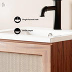 Open Box - Swiss Madison SM-VT319MB - Vanity Tops Bathroom Storage