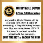 16' x 32′ Oval Frostguard Premium Winter Cover – Unrippable Waterproof and Weatherproof Fabric