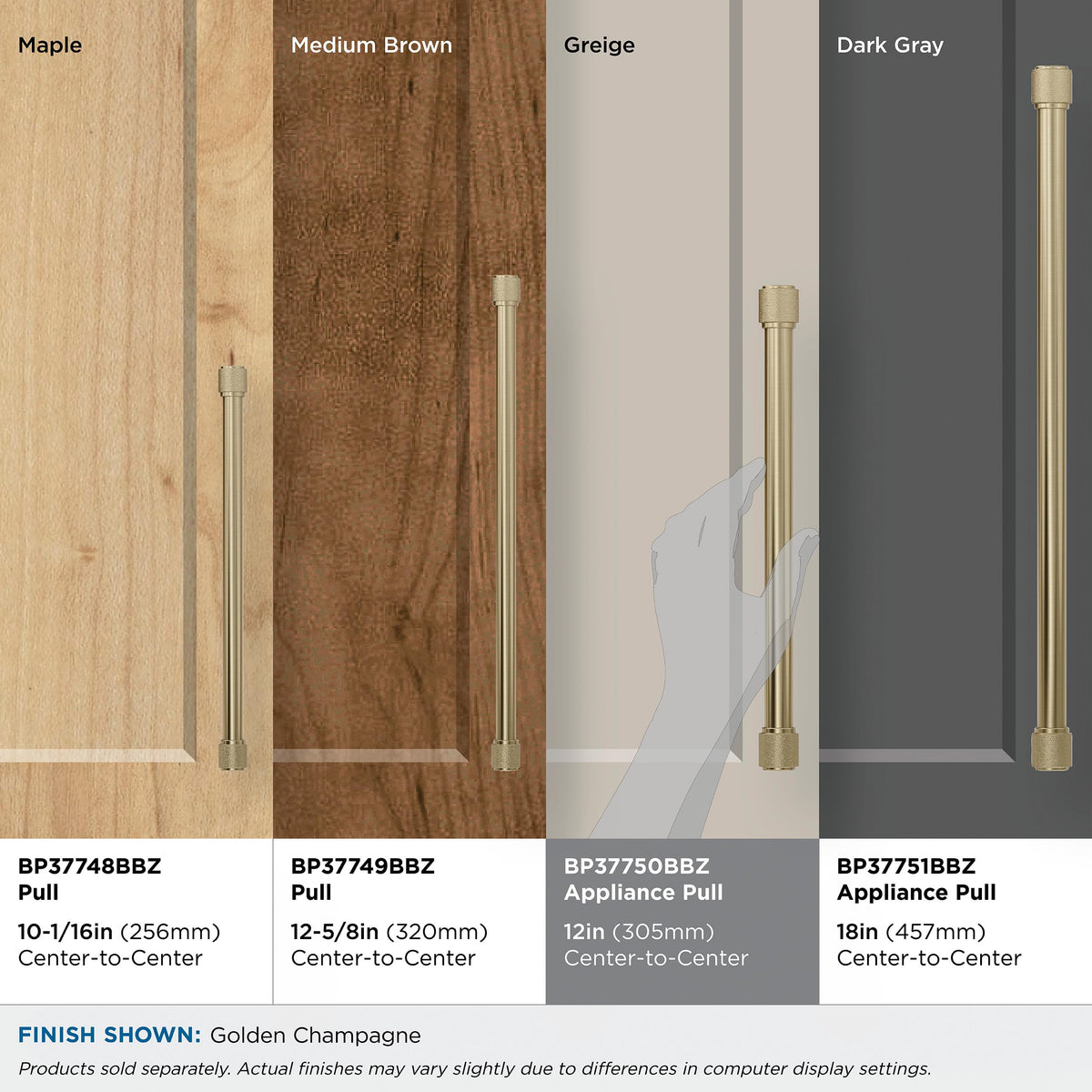 Open Box - Amerock BP37750BBZ - Pulls Cabinet Hardware