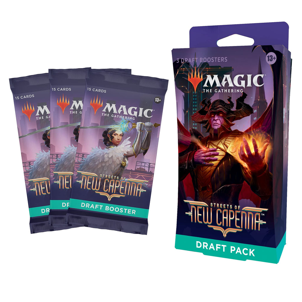 Magic: The Gathering Streets of New Capenna 3-Booster Draft Pack | 45 Magic Cards