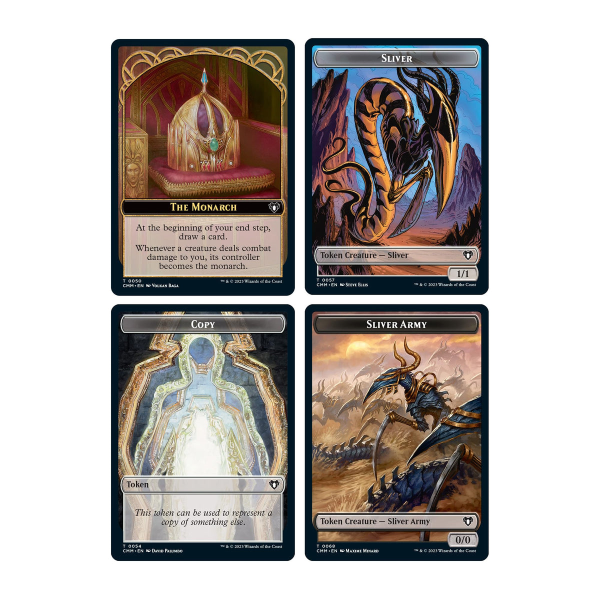 Magic: The Gathering Commander Masters Commander Deck - Sliver Swarm (100-Card Deck, 2-Card Collector Booster Sample Pack + Accessories)