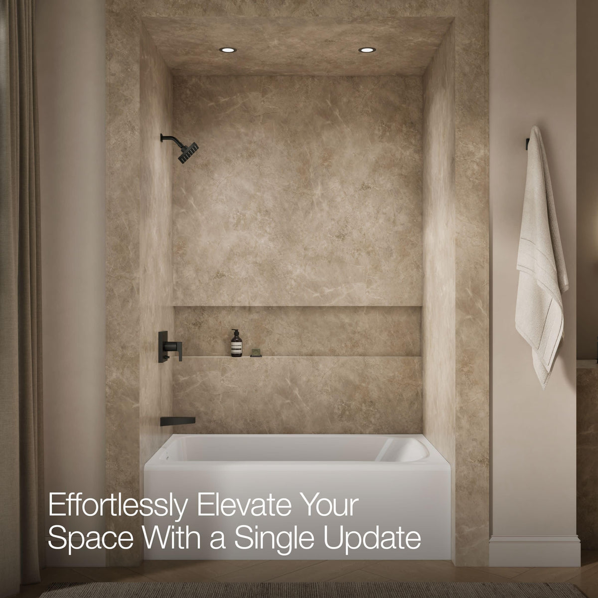 Open Box - Kohler K-T99763-4G-BL - Tub and Shower Showers