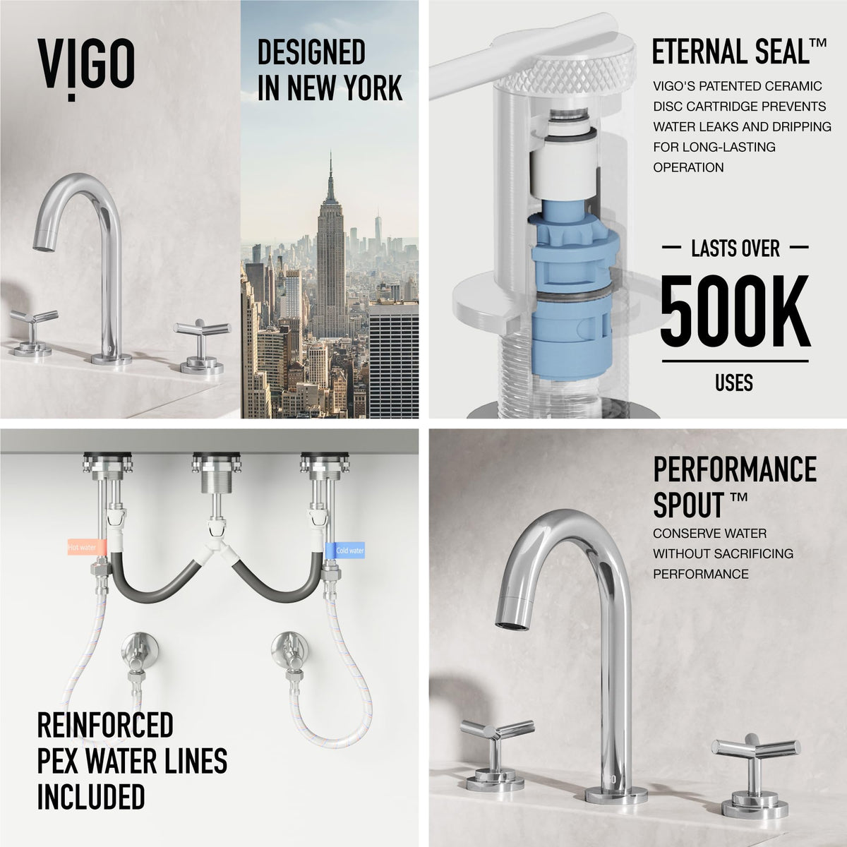 Open Box - Vigo VG01308CH - Bathroom Sink Faucets Faucet