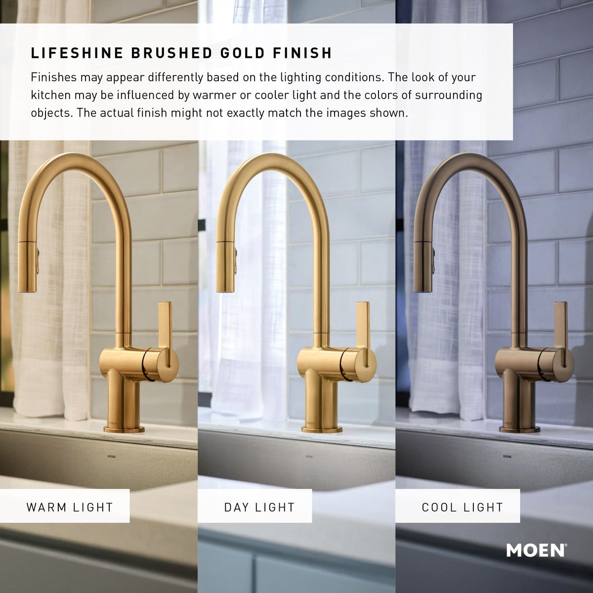 Open Box - Moen YB1761BG - Bathroom Fixtures Indoor Lighting