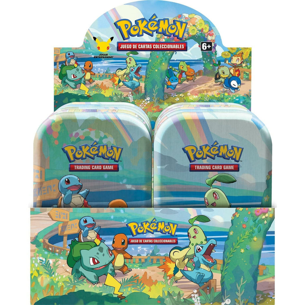 Pokemon 25th Celebrations Mini Tins - 8 Mini-tins Full Display