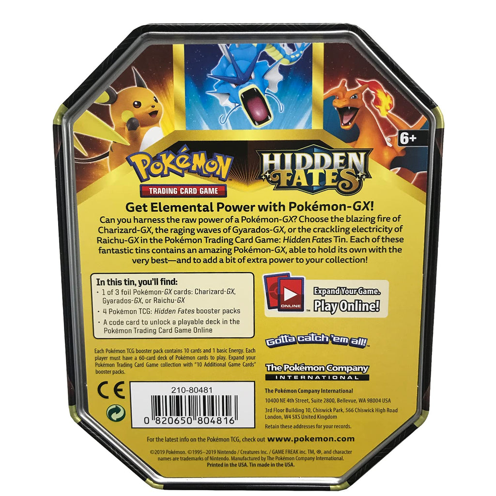 Hidden Fates Tin: Charizard-GX