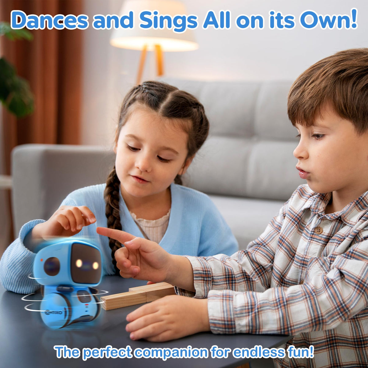 Contixo R1 Blue Robot Toy For Kids Ages 2+