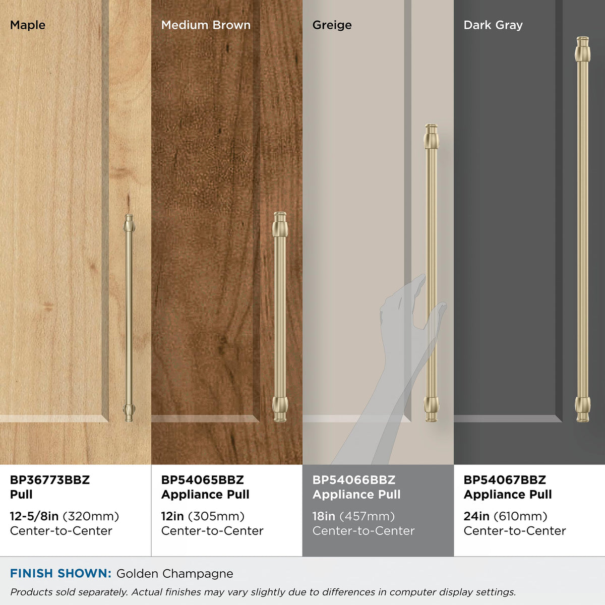 Open Box - Amerock BP54066BBZ - Pulls Cabinet Hardware