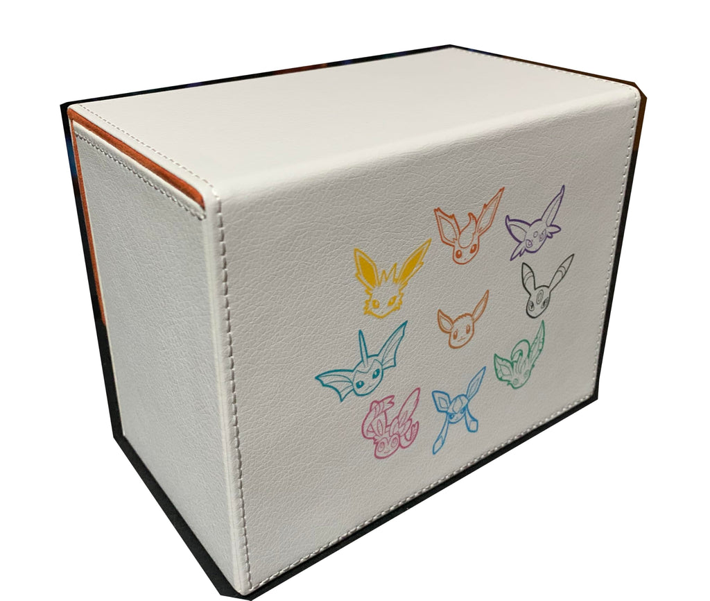 Official Pokemon Double Deck Box Eeveelution – Flareon Chinese Eevee Gift Box Exclusive – Includes Case Display