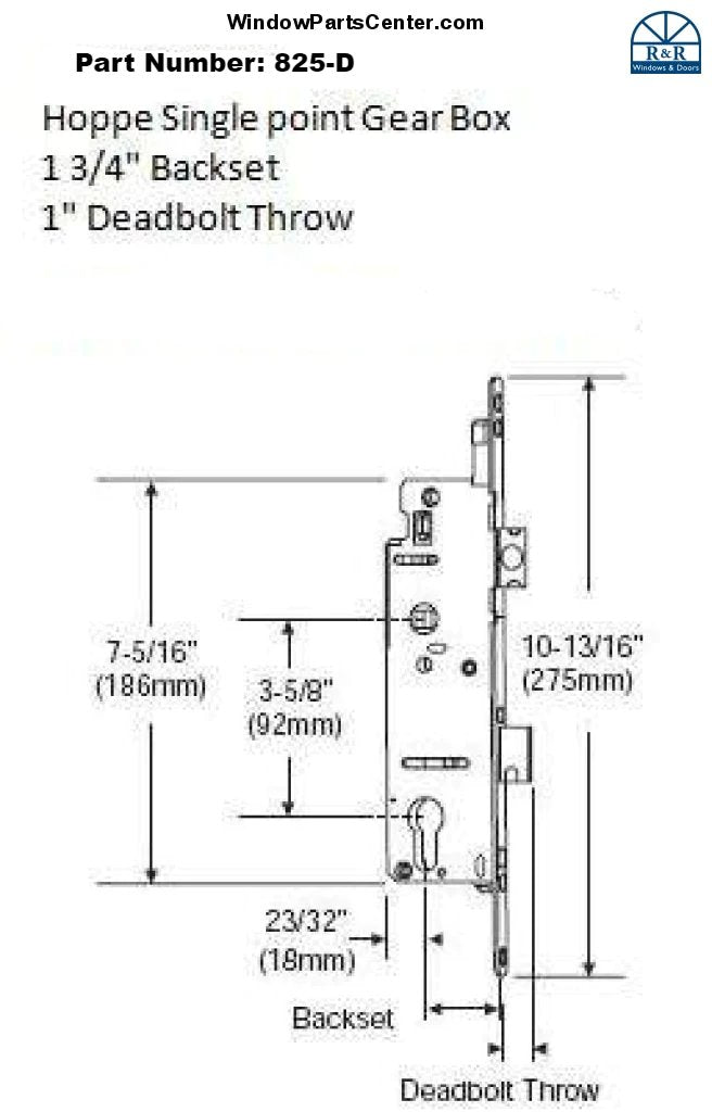 Hoppe Single Point Gear Box