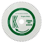 Circular Saw Blades 250mm x 30mm x3.0mm 80 Tooth Triple Chip Blade (MFC & Laminates) 8250