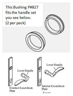 827 - Hoppe Back Plate Bushing