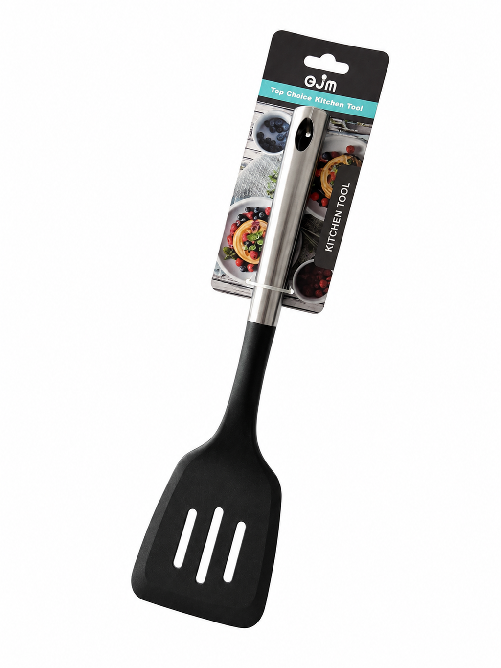 6PCS Kitchen Slotted Spatula Set Non-Stick Turner Heat Resistant Nylon Cooking Utensil