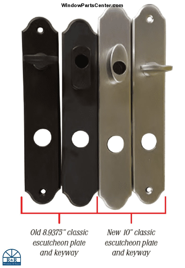 840 - Current Style Active  Amesbury Truth Sentry® .63  and Sentry® .03 Active Handle Set For GU Multi Point Hardware