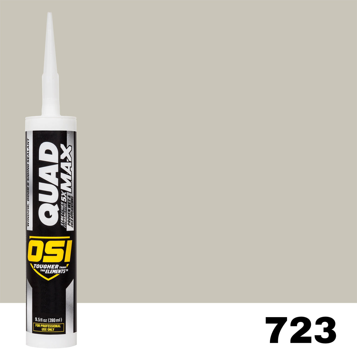 OSI QUAD MAX 723 Paintable Window, Door & Siding SealantFREE CAULK GUN $25Value | IDH# 2938619