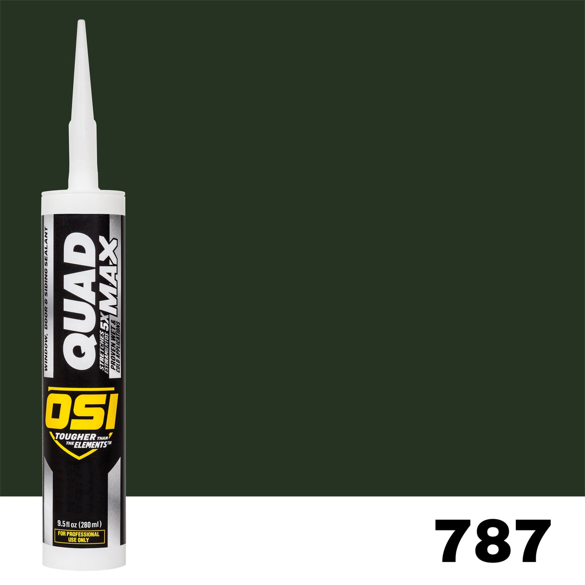 OSI QUAD MAX 787 Window, Door & Siding SealantFREE CAULK GUN $25Value | IDH# 2938791