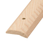 2 In. Unfinished Hardwood Carpet Trim w/ Screws