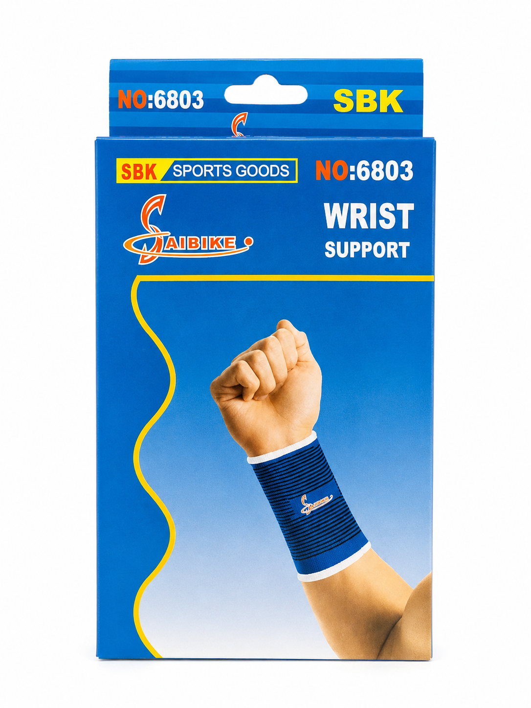 3PCS Wrist Support Brace Compression Band Sports Gym Tennis Arthritis Support Blue
