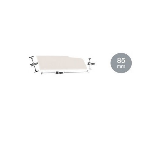 Window and Door Cill End Caps (Pair) - Various Sizes/Colours from Eurocell - Virtual Plastics Ltd.