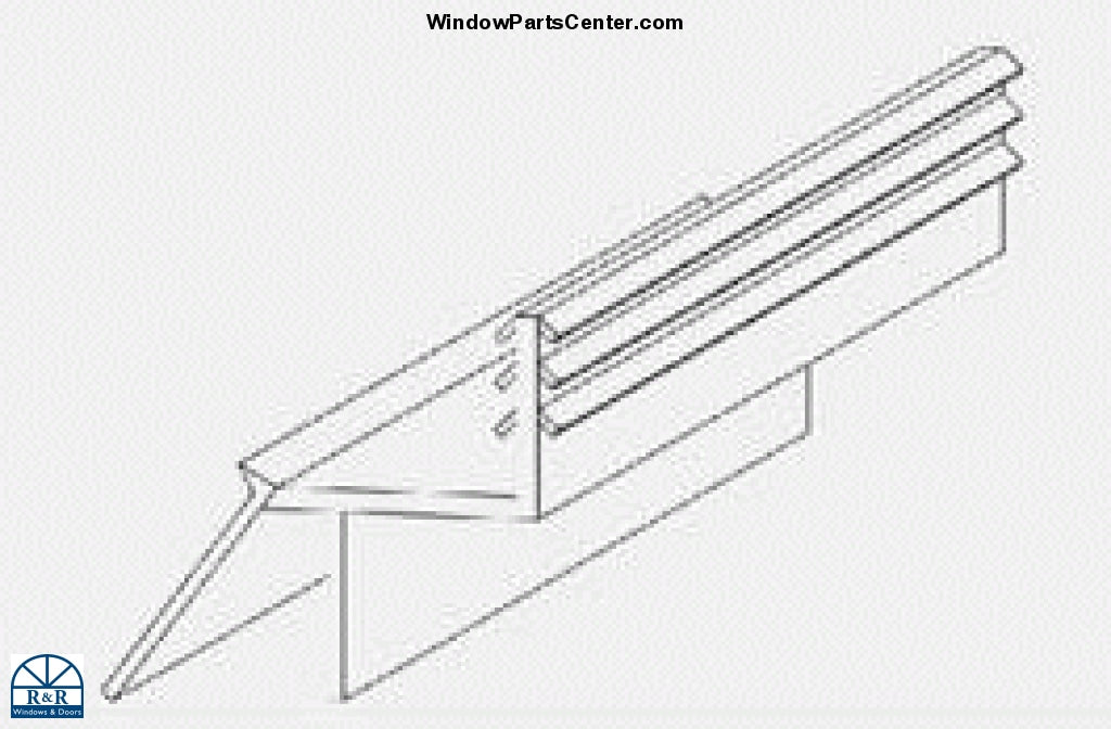 861 Bottom Door Panel Seal/Sweep