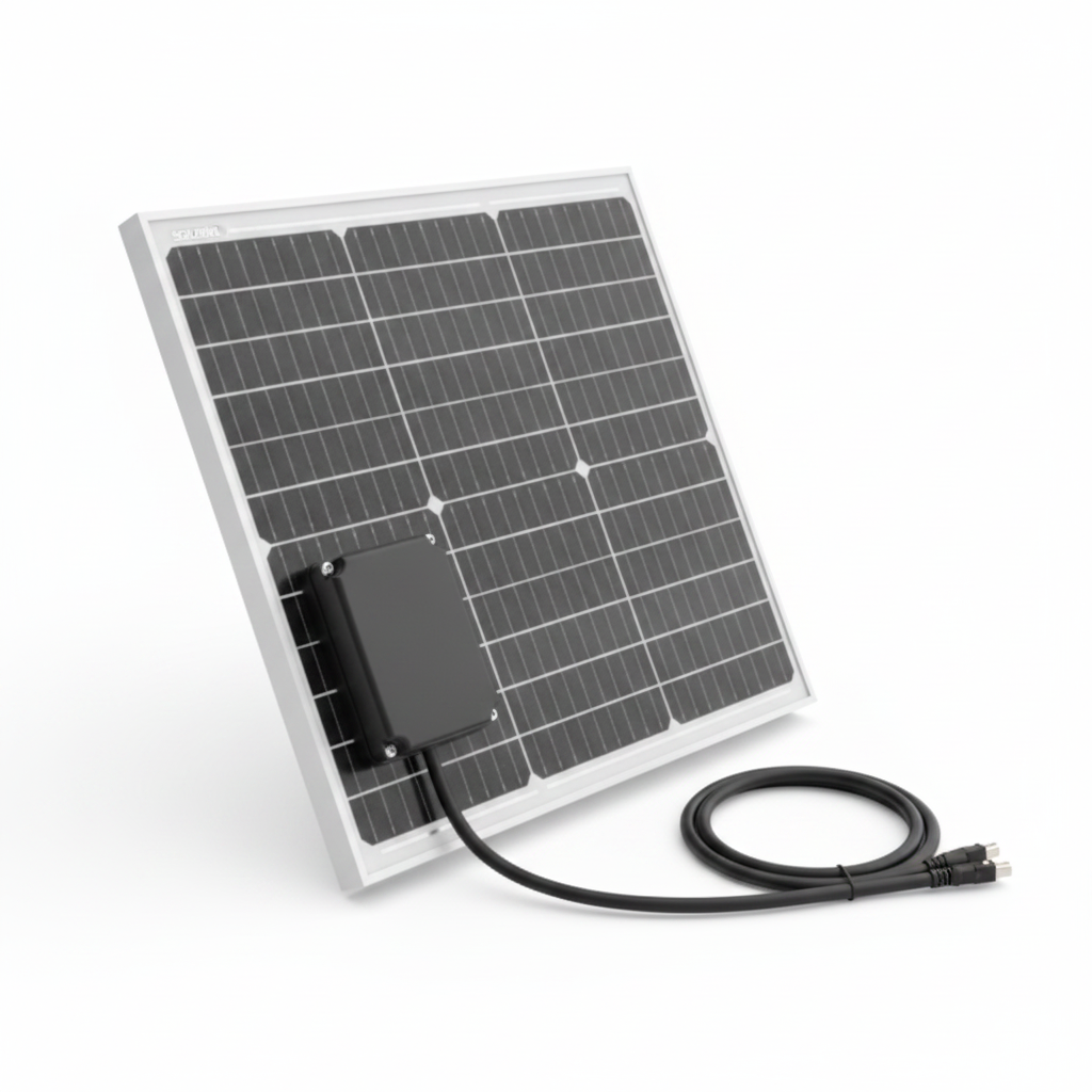 50W 12V monocrystalline solar panel with 90cm cable