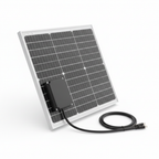 50W 12V monocrystalline solar panel with 90cm cable